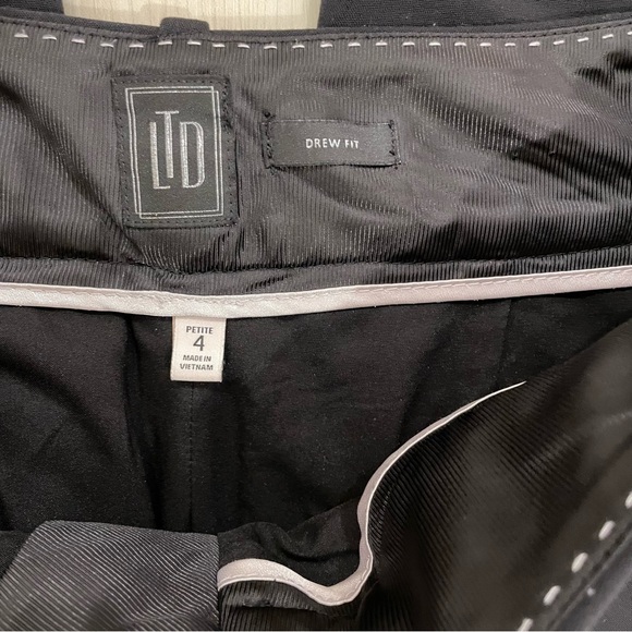 The Limited Drew Fit Black Flare Dress Work Pants - Picture 2 of 3